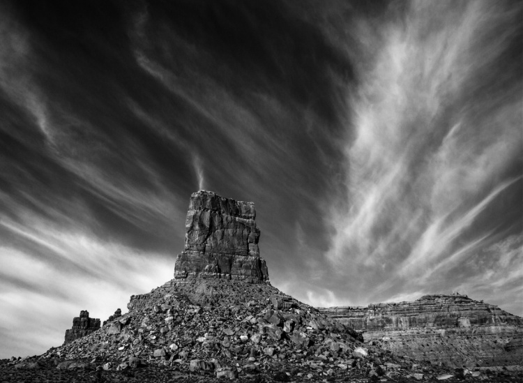 Castle Rock, Valley of the Gods. At Suffolk Center for Cultural Arts through 28 February. ©James Parsons